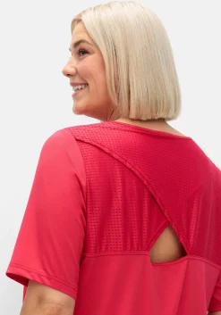 Funktionsshirt in Longform, mit Cut-out im Rücken<sheego Hot