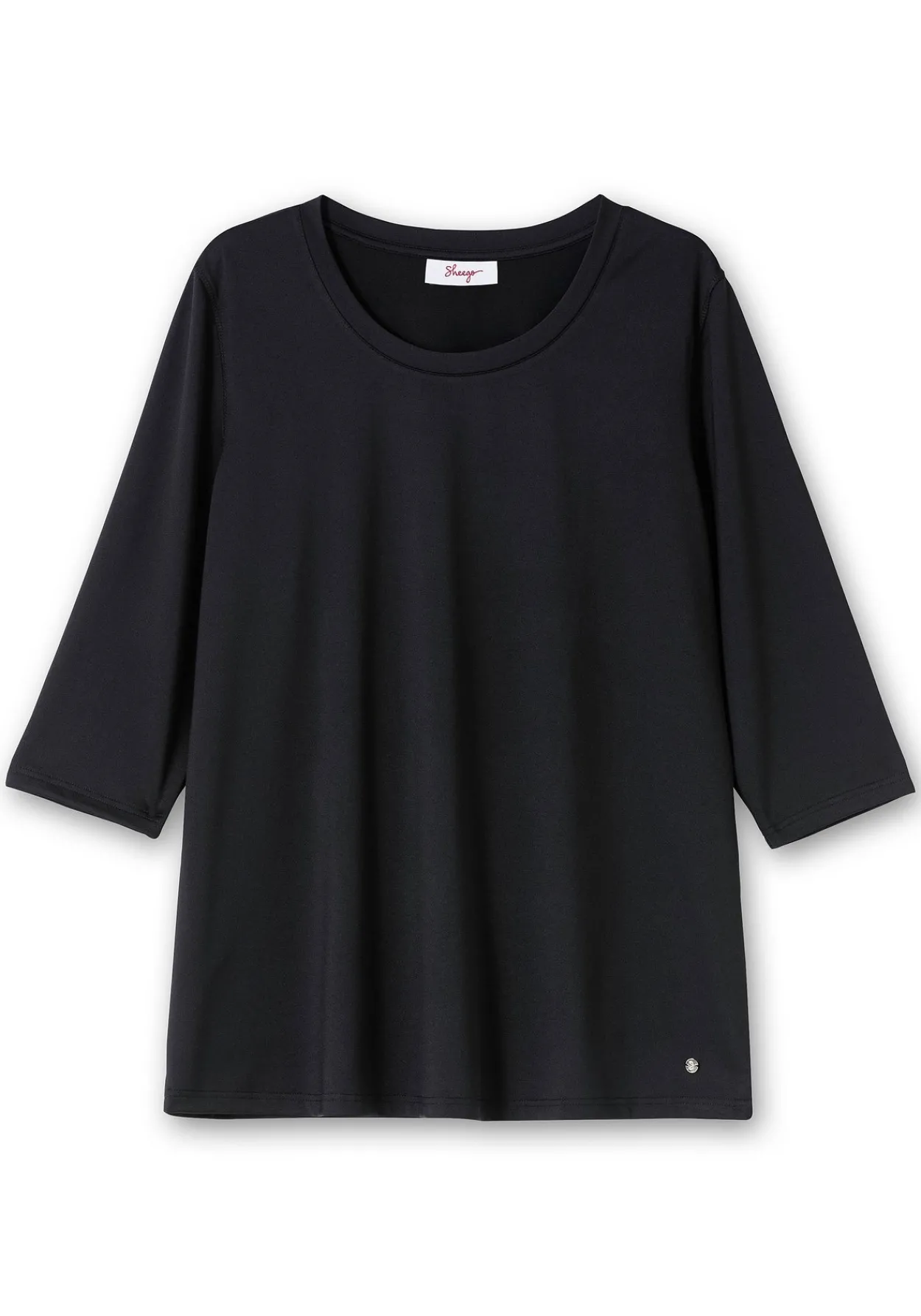 Funktionsshirt mit 3/4-Ärmeln und Rundhalsausschnitt<sheego Clearance