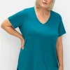 Funktionsshirt mit V-Ausschnitt<sheego Outlet