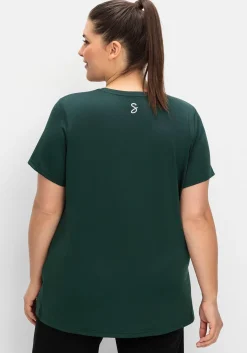 Funktionsshirt mit V-Ausschnitt<sheego Hot