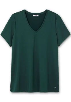 Funktionsshirt mit V-Ausschnitt<sheego Hot