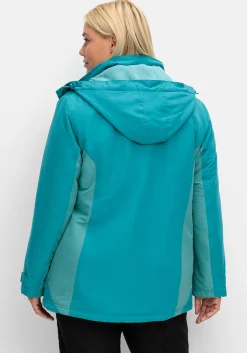Funktions-Winterjacke mit Kontrastdetails<sheego New