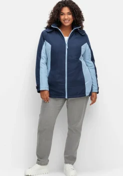 Funktions-Winterjacke mit Kontrastdetails<sheego Best