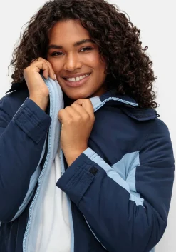 Funktions-Winterjacke mit Kontrastdetails<sheego Best