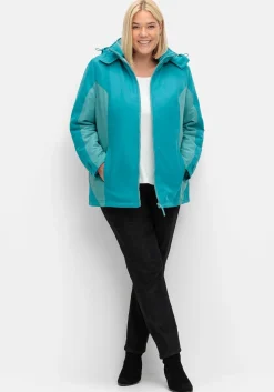 Funktions-Winterjacke mit Kontrastdetails<sheego New
