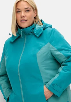 Funktions-Winterjacke mit Kontrastdetails<sheego New