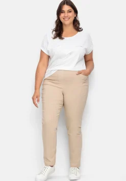Gerade Bengalinhose mit hohem Schlupfbund<sheego Discount
