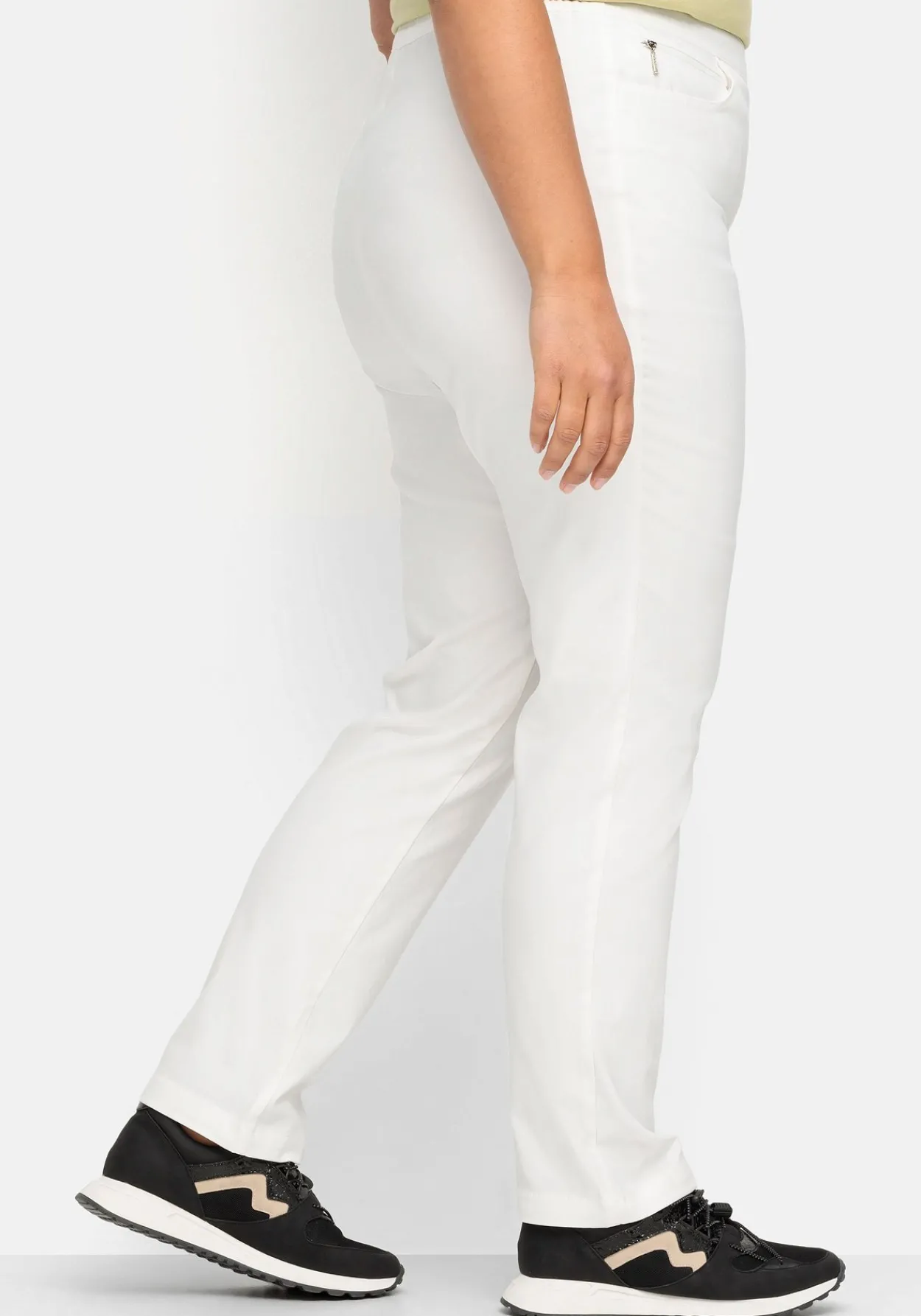 Gerade Bengalinhose mit hohem Schlupfbund<sheego New