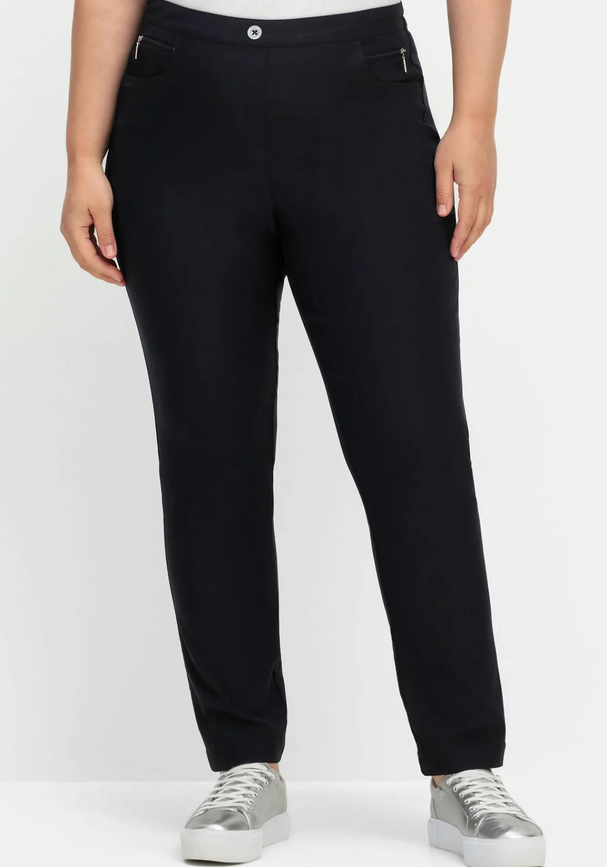 Gerade Bengalinhose mit hohem Schlupfbund<sheego New