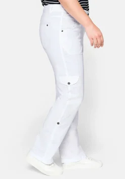 Gerade Cargo-Hose mit krempelbaren Beinen<sheego Fashion