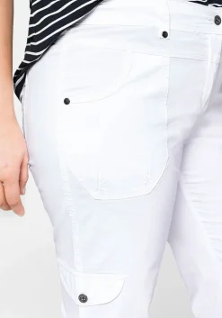 Gerade Cargo-Hose mit krempelbaren Beinen<sheego Fashion
