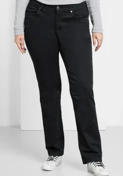 Gerade Hose aus Baumwoll-Twill<sheego Discount