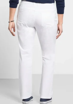 Gerade Hose aus Baumwoll-Twill<sheego Discount