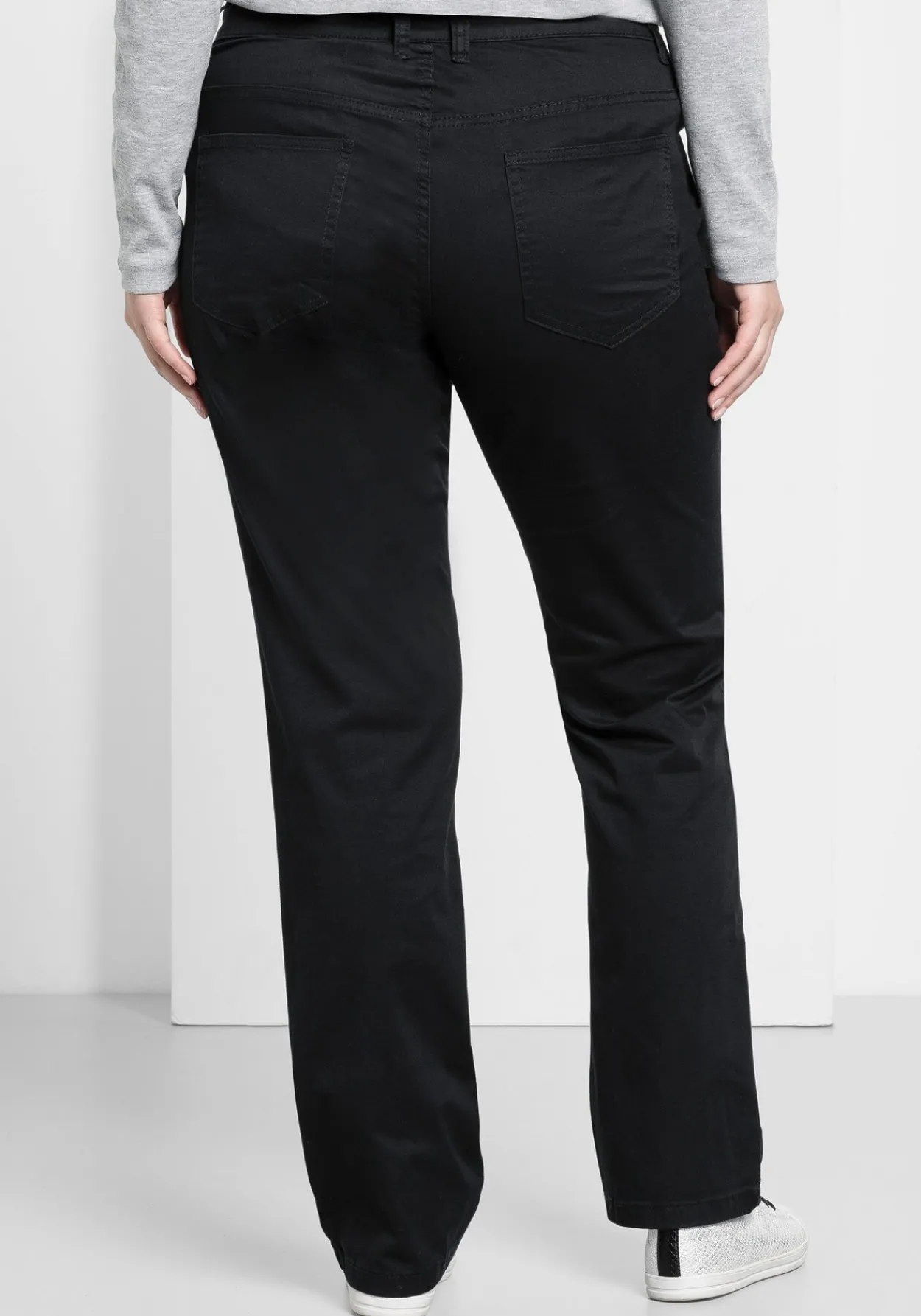 Gerade Hose aus Baumwoll-Twill<sheego Discount