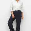 Gerade Hose aus Interlock, mit elastischem Bund<sheego Discount