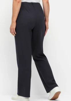 Gerade Hose aus Interlock, mit elastischem Bund<sheego Discount