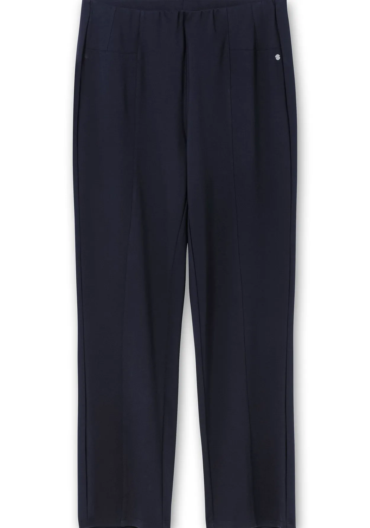 Gerade Hose aus Interlock, mit elastischem Bund<sheego Discount