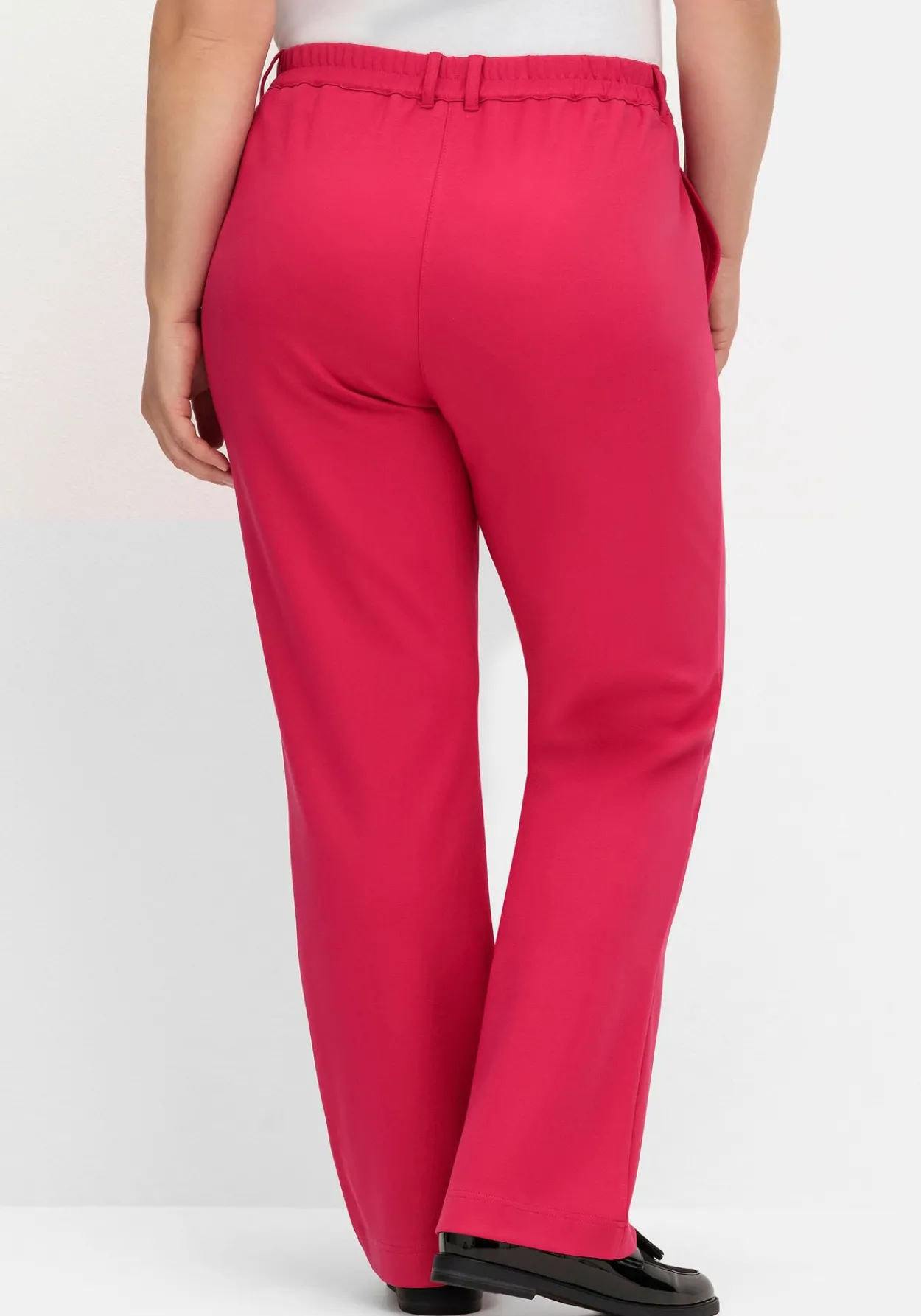 Gerade Hose aus Milano-Ripp, mit Stretchbund<sheego Best