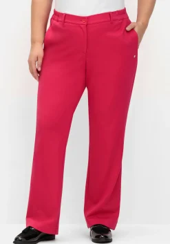 Gerade Hose aus Milano-Ripp, mit Stretchbund<sheego Best