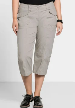 Gerade 3/4-Hose mit Krempelfunktion<sheego Best