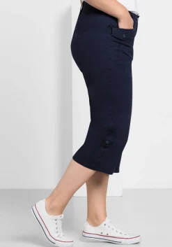 Gerade 3/4-Hose mit Krempelfunktion<sheego Sale