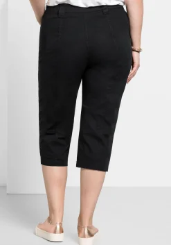 Gerade 3/4-Hose mit Krempelfunktion<sheego Online