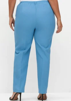 Gerade Hose mit Schlupfbund und Bügelfalten<sheego Best