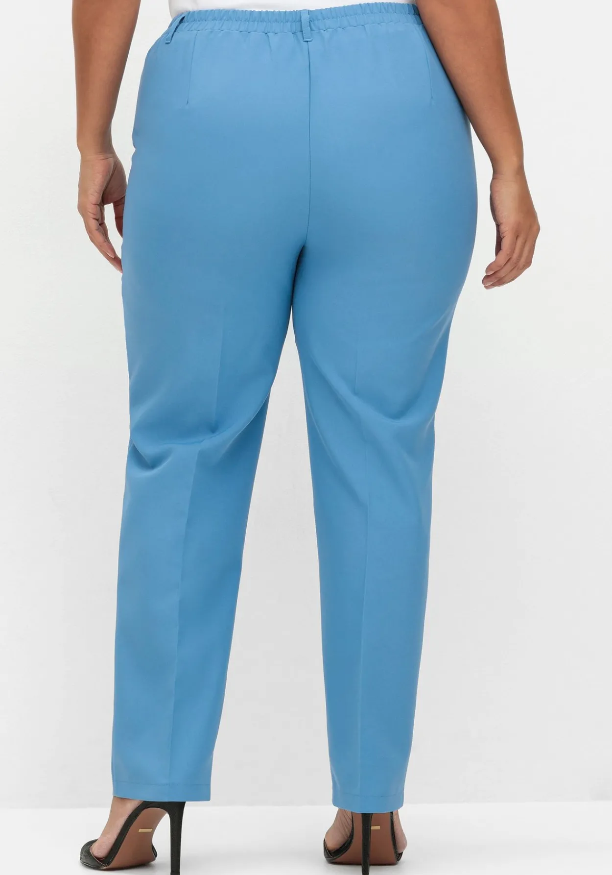 Gerade Hose mit Schlupfbund und Bügelfalten<sheego Best