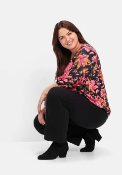 Gerade Hose mit Shaping-Einsatz und Gummibund<sheego Outlet
