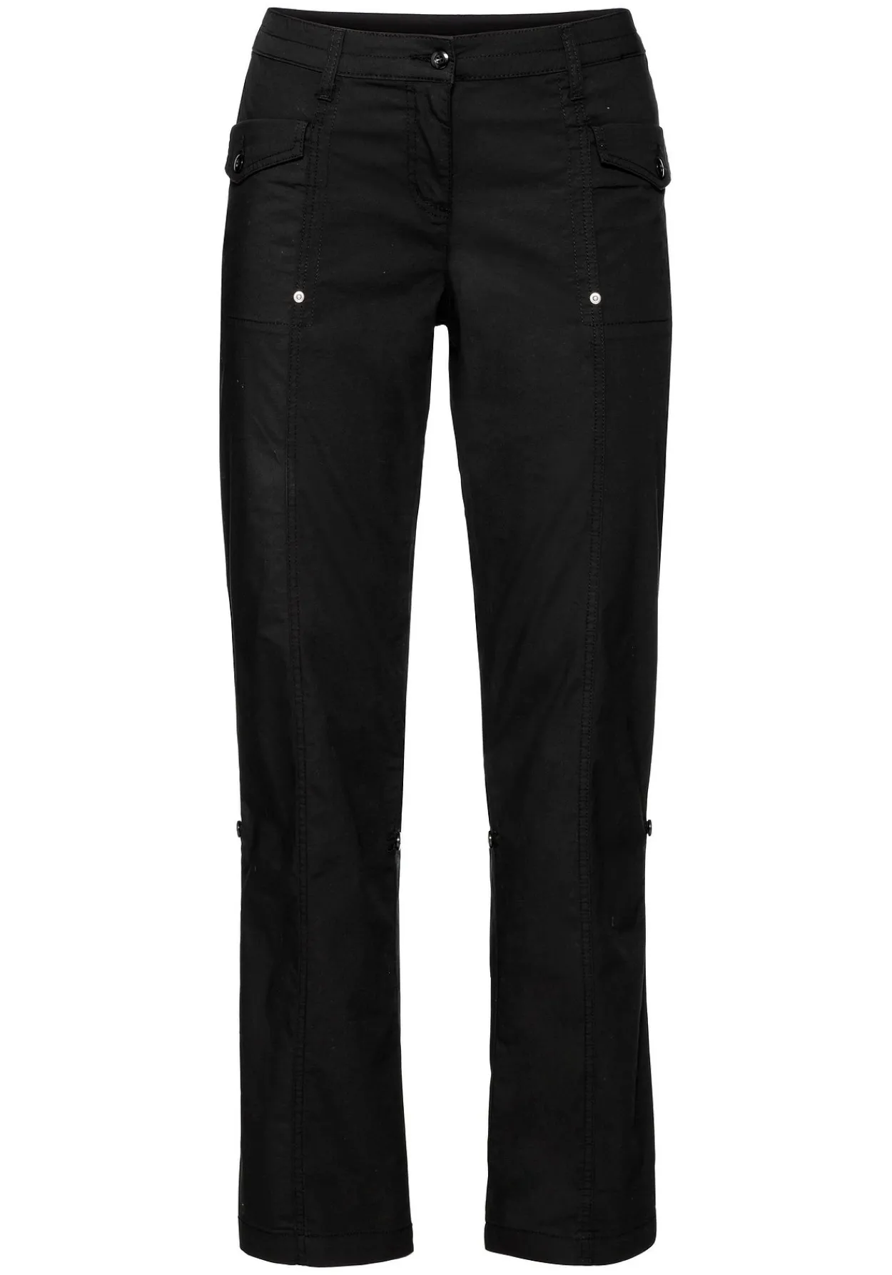Gerade Hose mit Teilungsnähten und Krempelfunktion<sheego Outlet