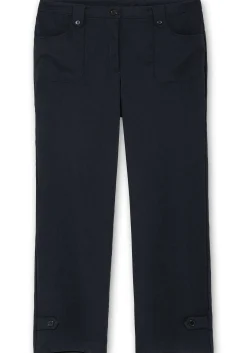Gerade Hose mit Zierriegeln und Gürtelschlaufen<sheego Outlet