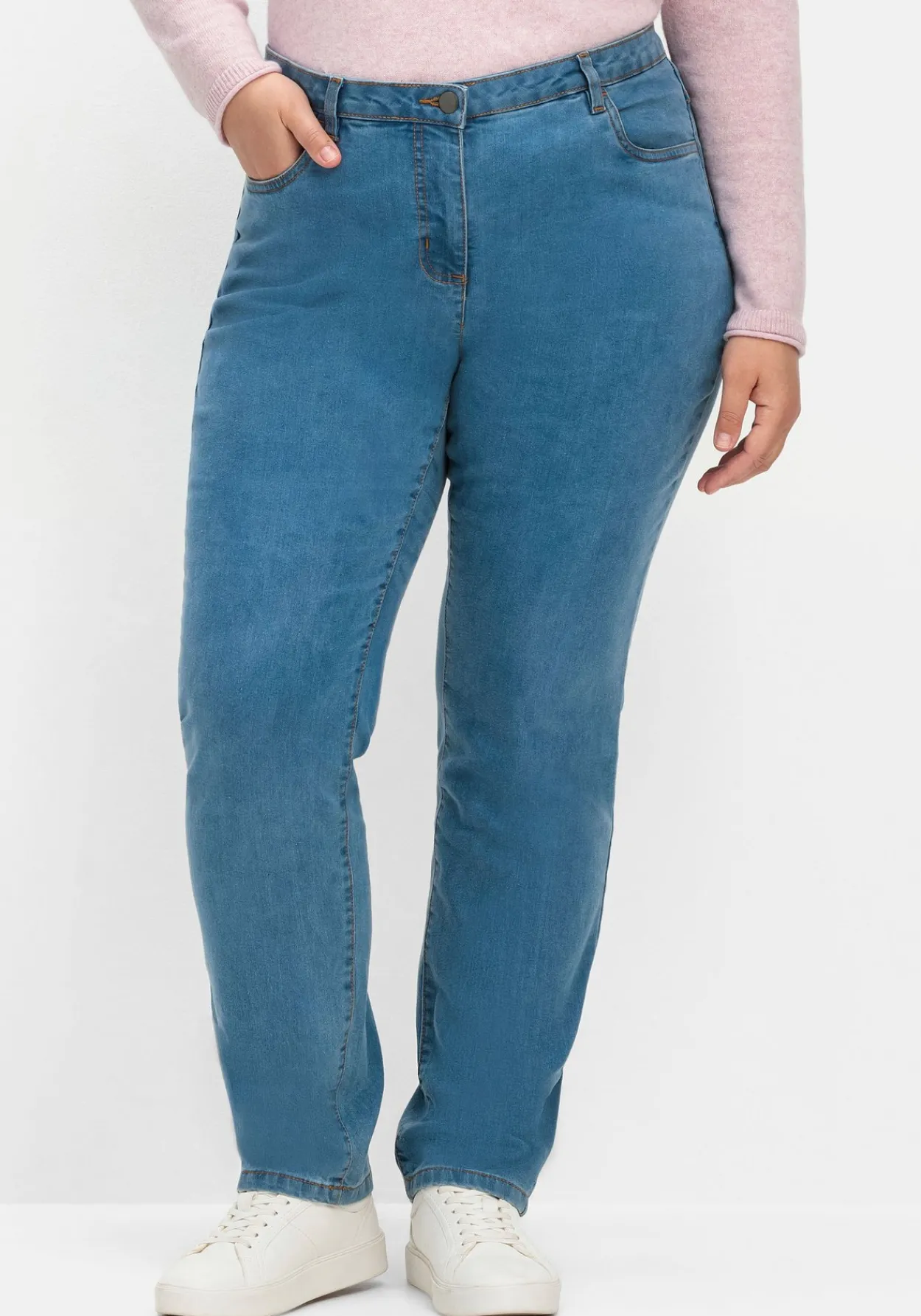 Gerade, innen weich angeraute Thermojeans<sheego Outlet