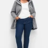 Gerade Jeans im extrahohen Paperbag-Schnitt<sheego Online
