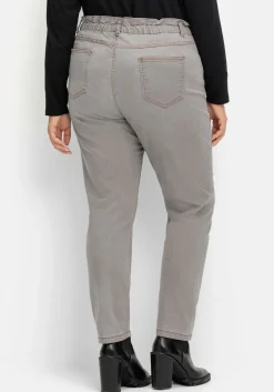 Gerade Jeans im extrahohen Paperbag-Schnitt<sheego Online