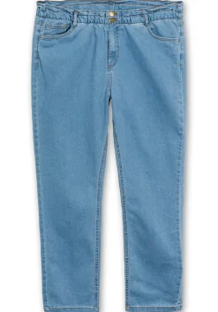 Gerade Jeans im extrahohen Paperbag-Schnitt<sheego Sale
