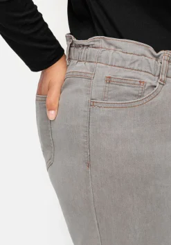 Gerade Jeans im extrahohen Paperbag-Schnitt<sheego Online