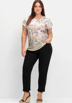 Gerade Jeans in Ankle-Länge, Five-Pocket-Form<sheego Hot
