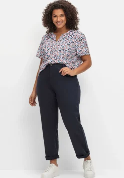 Gerade Jeans in Ankle-Länge, Five-Pocket-Form<sheego Hot