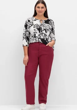 Gerade Jeans in Ankle-Länge, Five-Pocket-Form<sheego Sale