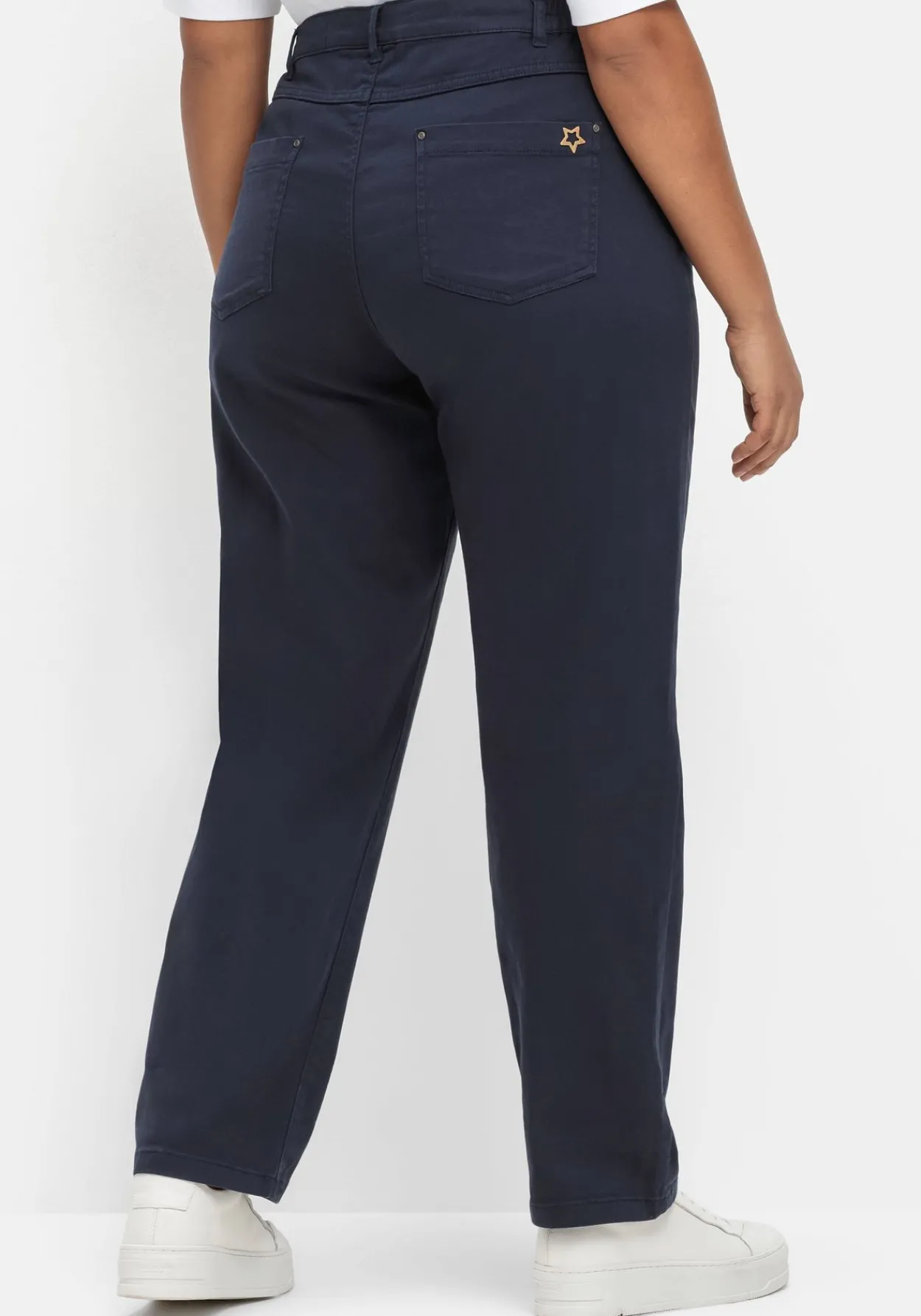 Gerade Jeans in Ankle-Länge, Five-Pocket-Form<sheego Hot