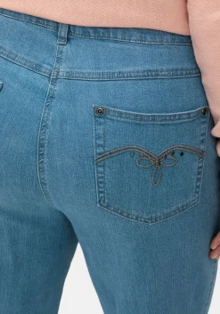 Gerade Jeans in 5-Pocket-Form<sheego x Collection L. Online