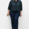 Gerade Jeans mit Gummibund und Shaping-Einsatz<sheego New