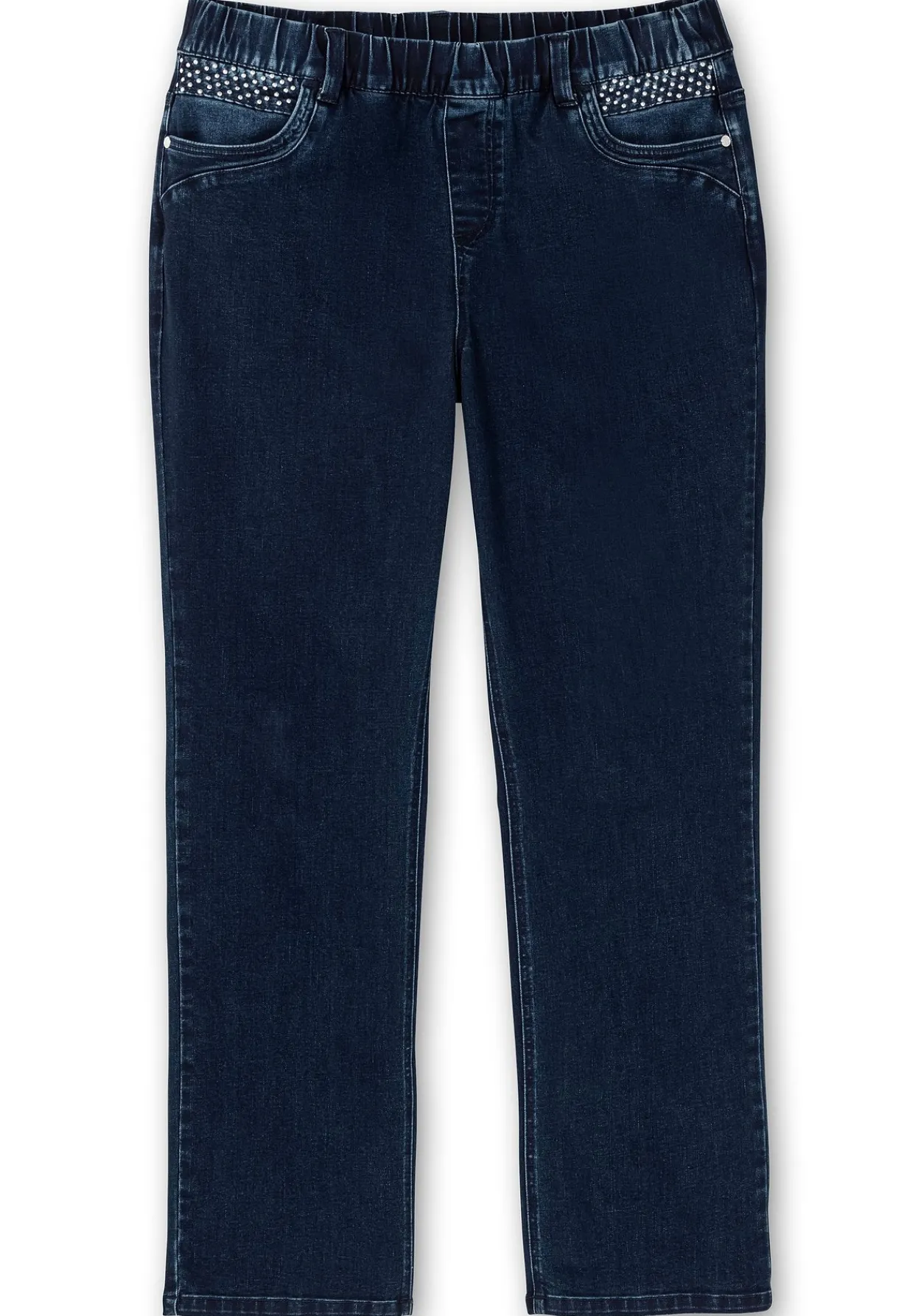 Gerade Jeans mit Gummibund und Shaping-Einsatz<sheego New