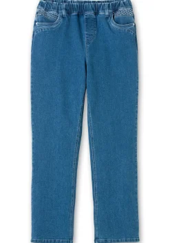 Gerade Jeans mit Gummibund und Shaping-Einsatz<sheego Clearance