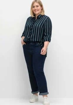 Gerade Jeans mit Gummibund und Shaping-Einsatz<sheego New