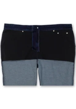Gerade Jeans mit Gummibund und Shaping-Einsatz<sheego Clearance