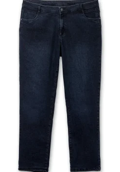 Gerade Jeans mit kariertem Thermo-Innenfutter<sheego x Collection L. Sale