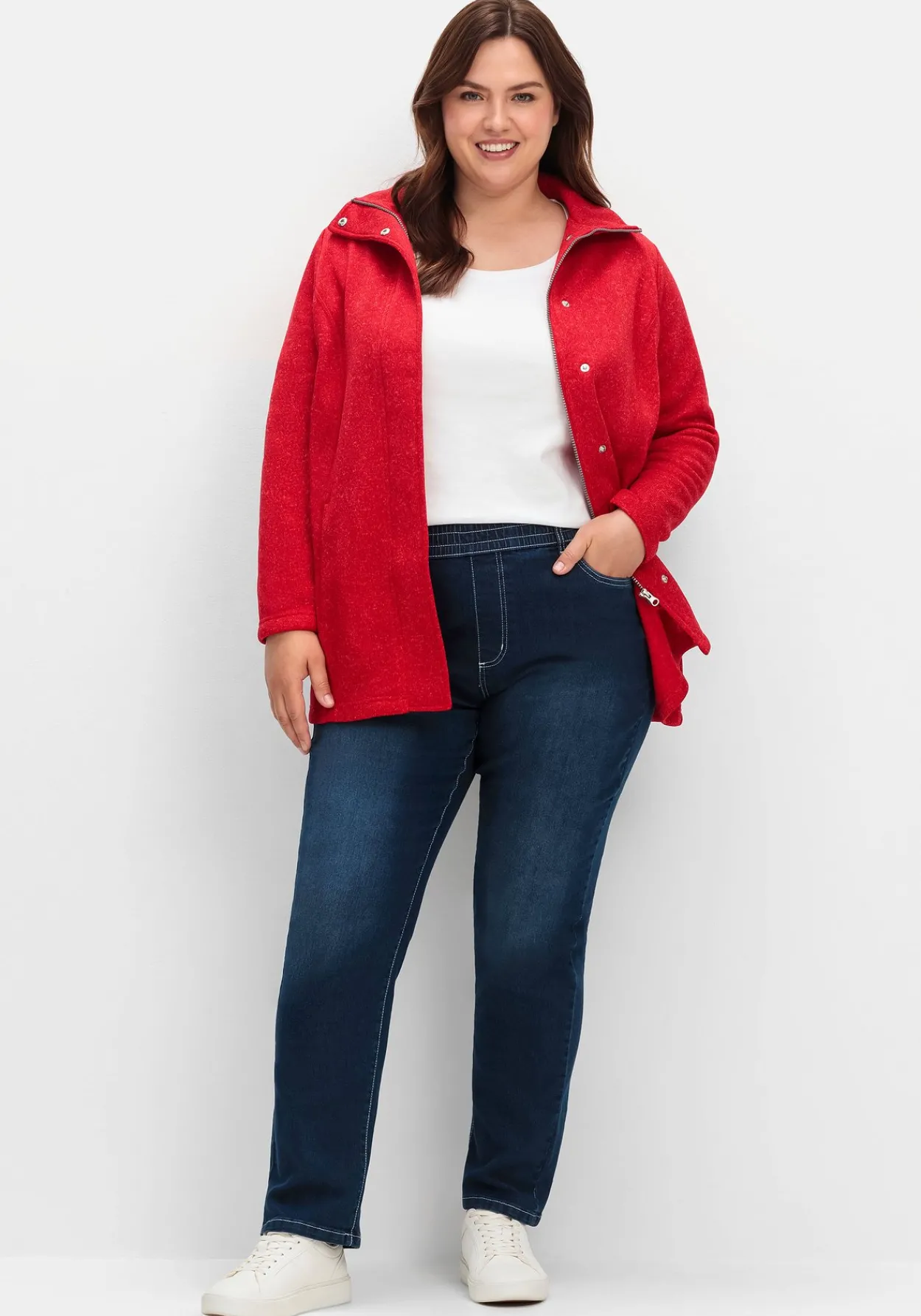 Gerade Jeans mit Rundum-Dehnbund<sheego Fashion