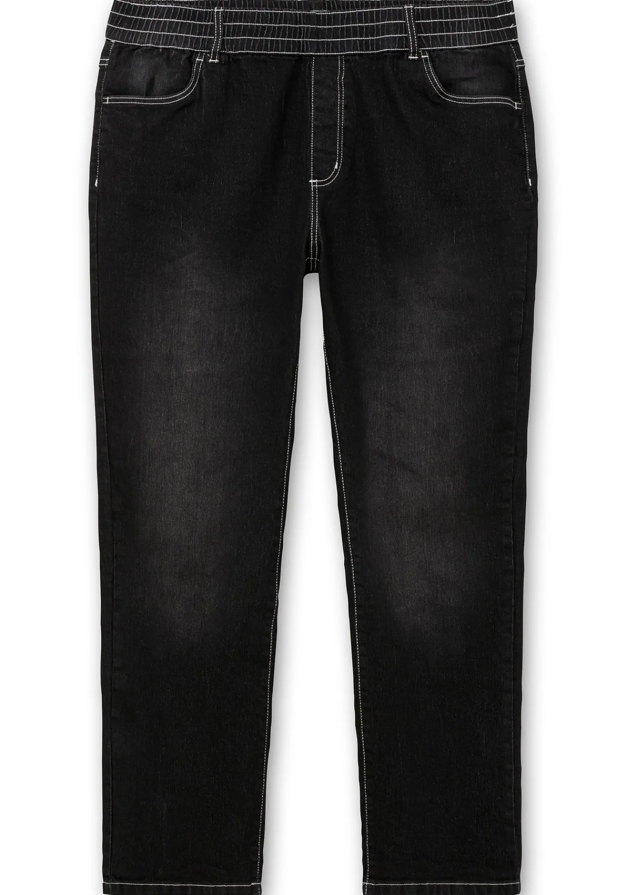 Gerade Jeans mit Rundum-Dehnbund<sheego Best