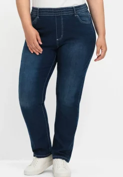 Gerade Jeans mit Rundum-Dehnbund<sheego Fashion